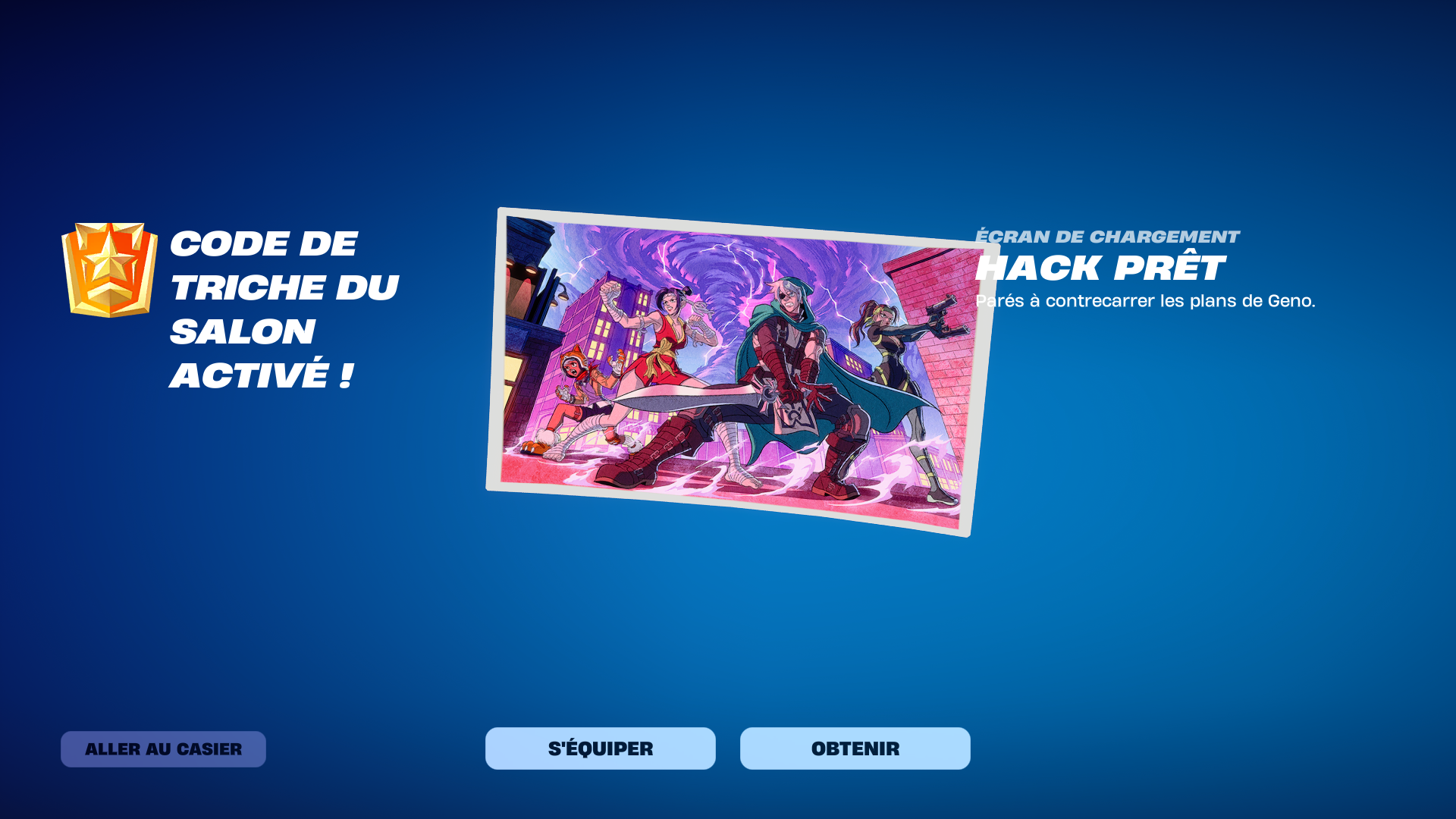 Récompense cosmétique du code BEMOREALIEN