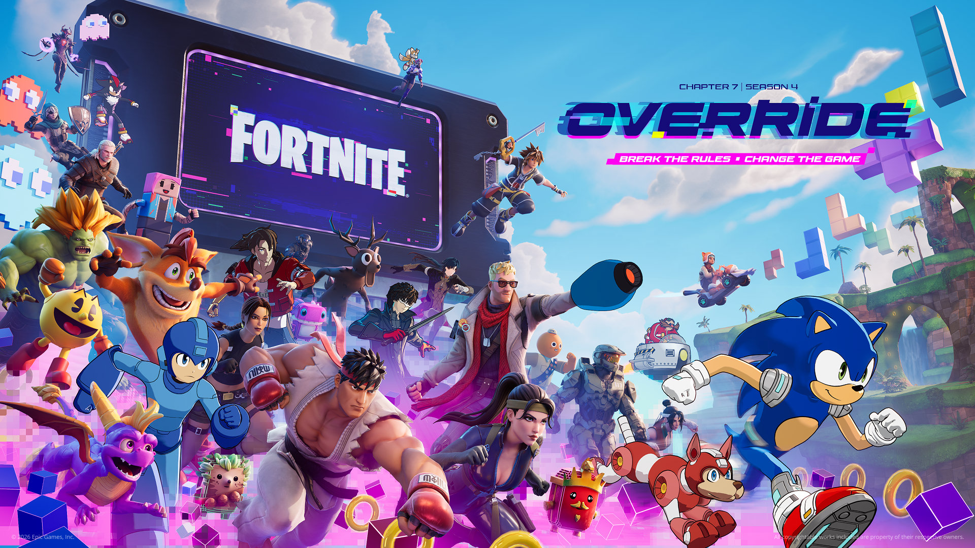 Fortnite Chapitre 7 Saison 4 — Override